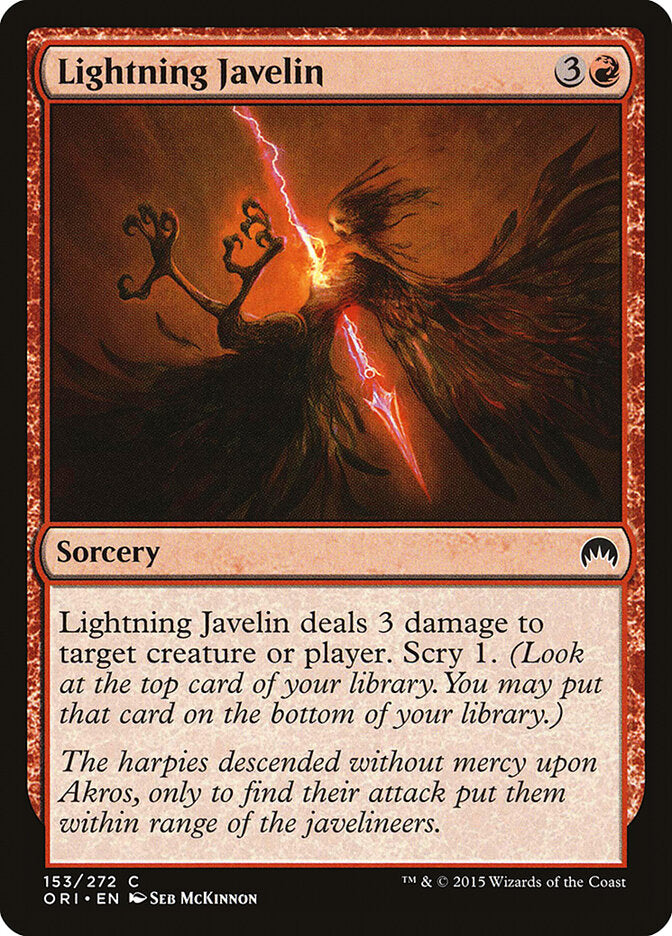 Lightning Javelin - carta Magic The Gathering