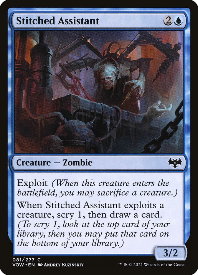 Stitched Assistant - carta Magic The Gathering