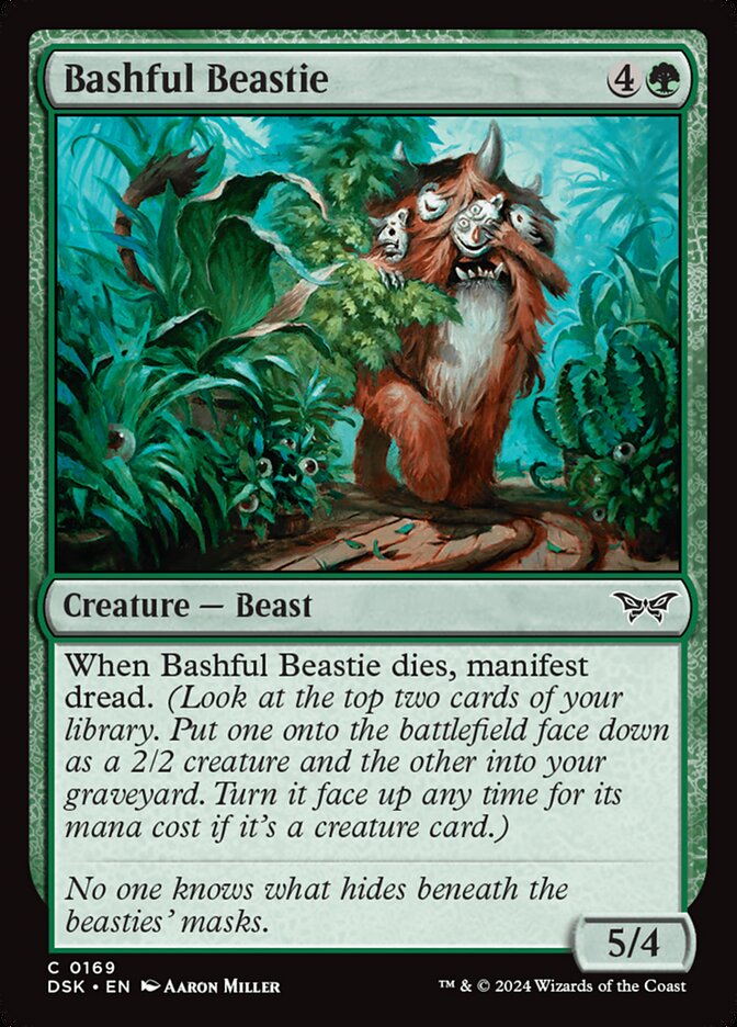 Bashful Beastie - carta Magic The Gathering