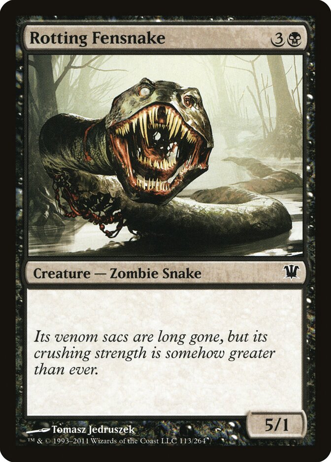 Rotting Fensnake - carta Magic The Gathering
