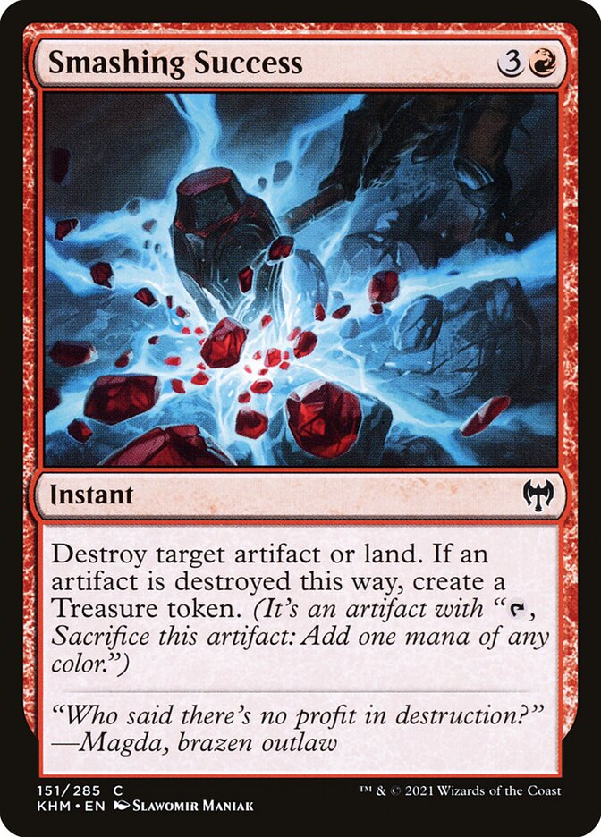 Smashing Success - carta Magic The Gathering