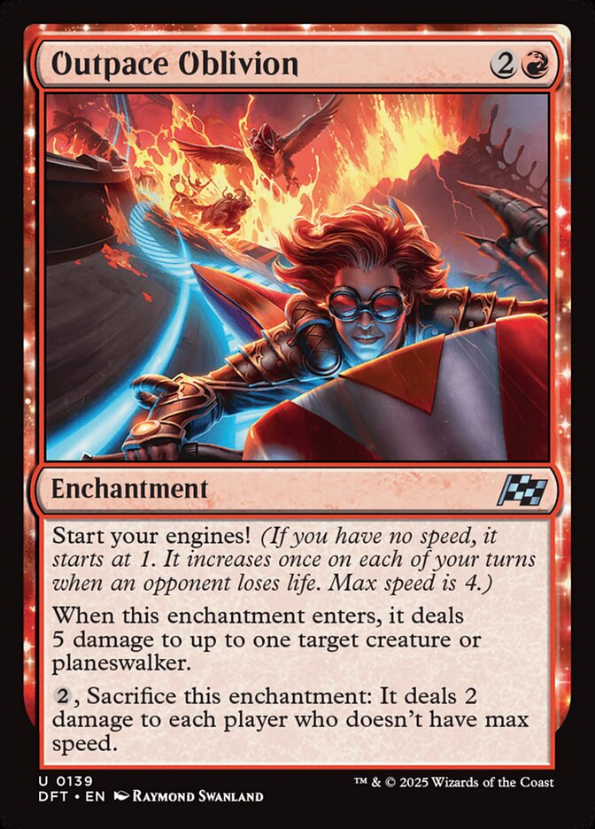 Outpace Oblivion - carta Magic The Gathering