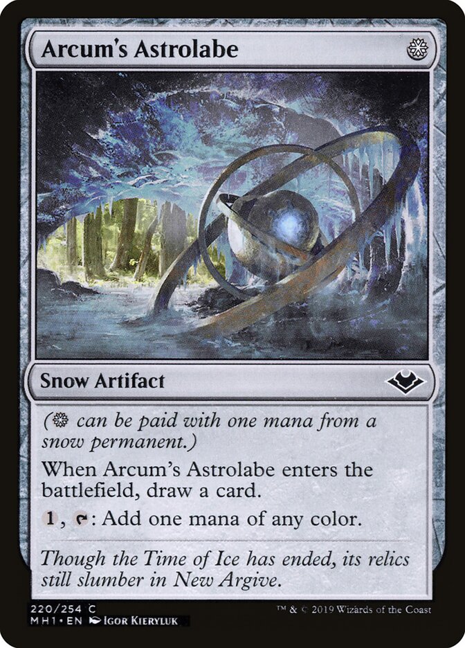 Arcum's Astrolabe - carta Magic The Gathering