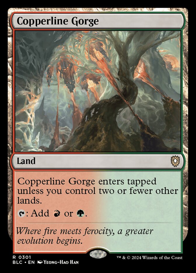 Copperline Gorge - carta Magic The Gathering