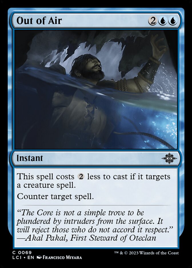 Out of Air - carta Magic The Gathering