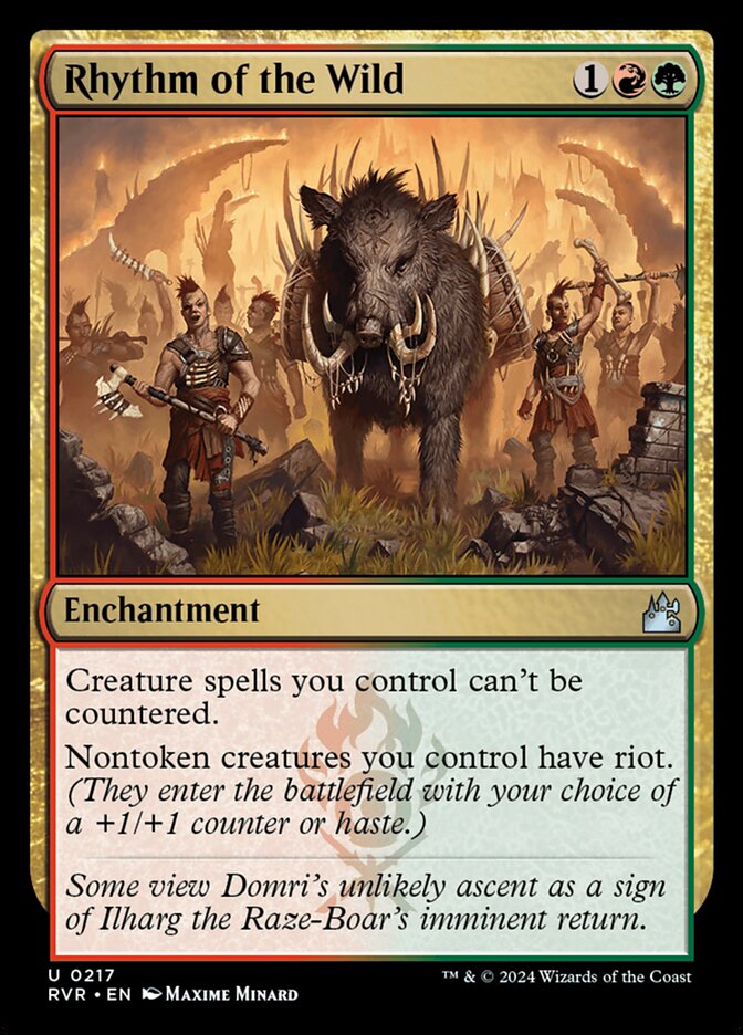 Rhythm of the Wild - carta Magic The Gathering