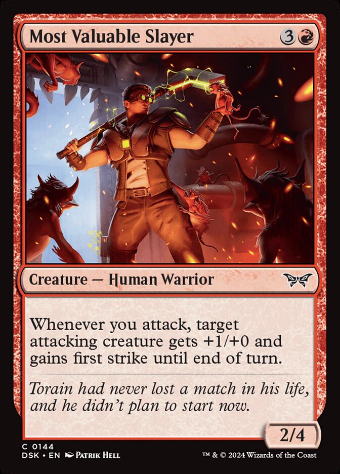 Most Valuable Slayer - carta Magic The Gathering