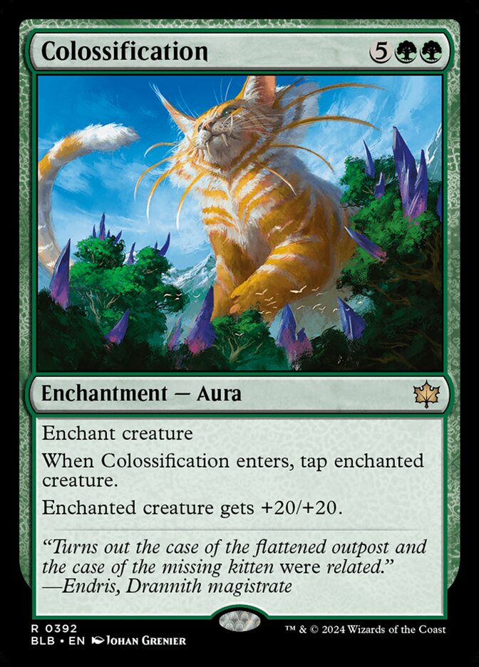Colossification - carta Magic The Gathering