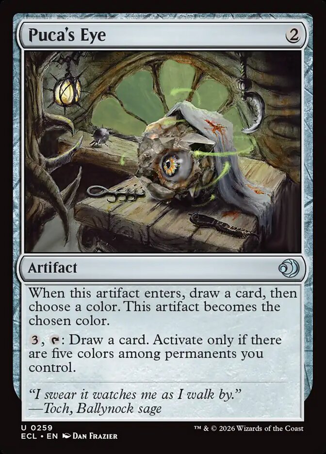 Puca's Eye - carta Magic The Gathering