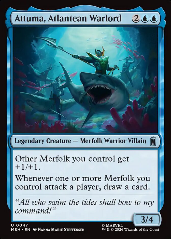 Attuma, Atlantean Warlord - carta Magic The Gathering