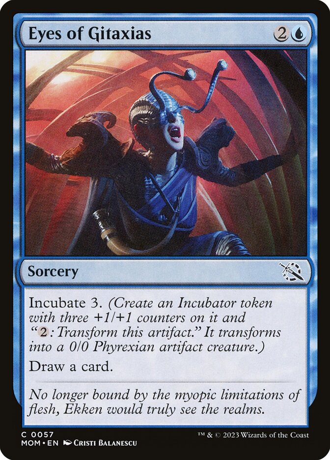 Eyes of Gitaxias - carta Magic The Gathering