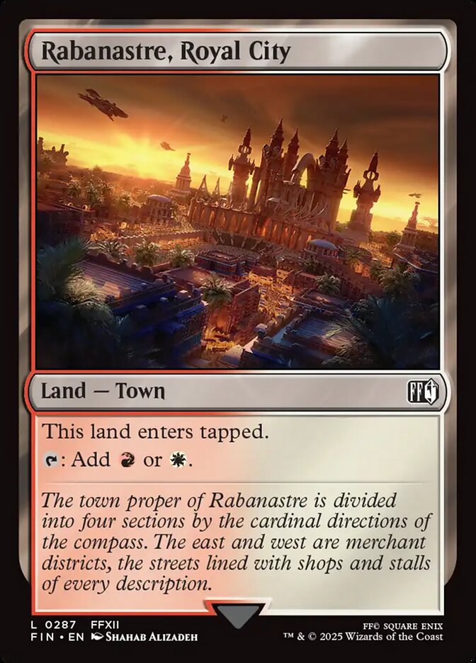 Rabanastre, Royal City - carta Magic The Gathering