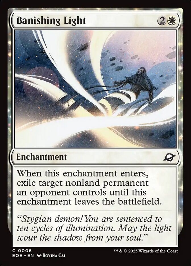 Banishing Light - carta Magic The Gathering