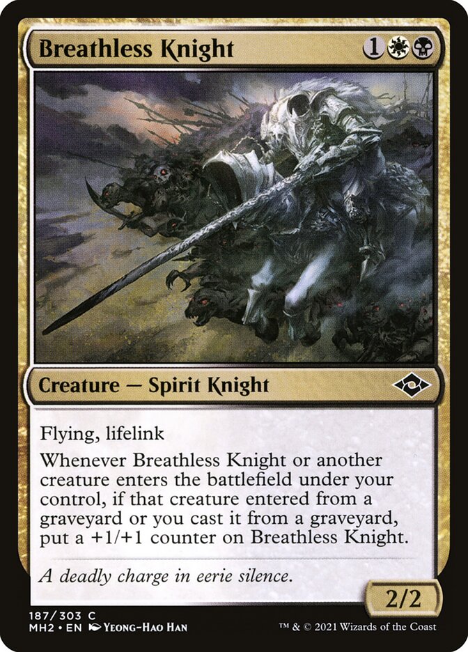 Breathless Knight - carta Magic The Gathering