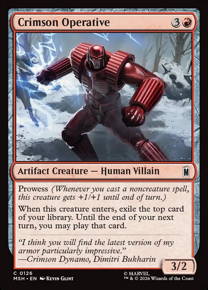 Crimson Operative - carta Magic The Gathering
