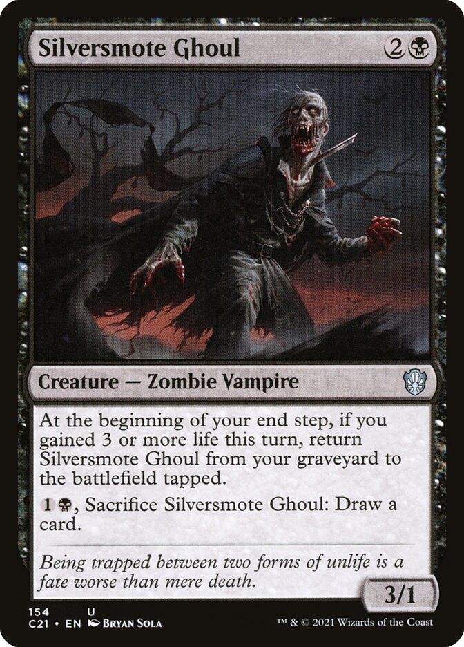 Silversmote Ghoul - carta Magic The Gathering