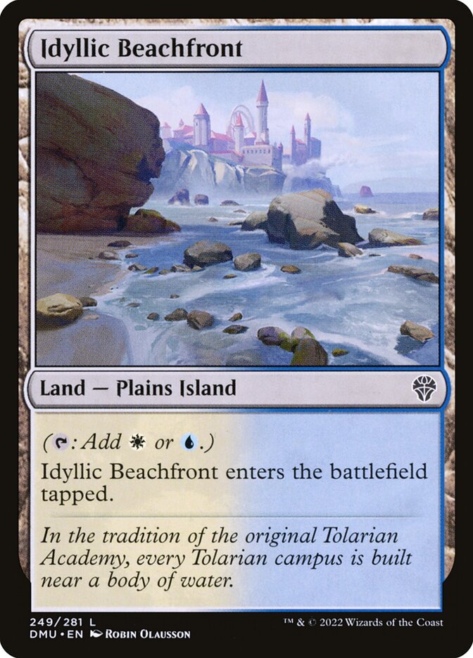Idyllic Beachfront - carta Magic The Gathering