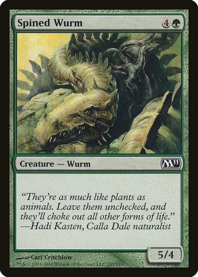 Spined Wurm - carta Magic The Gathering