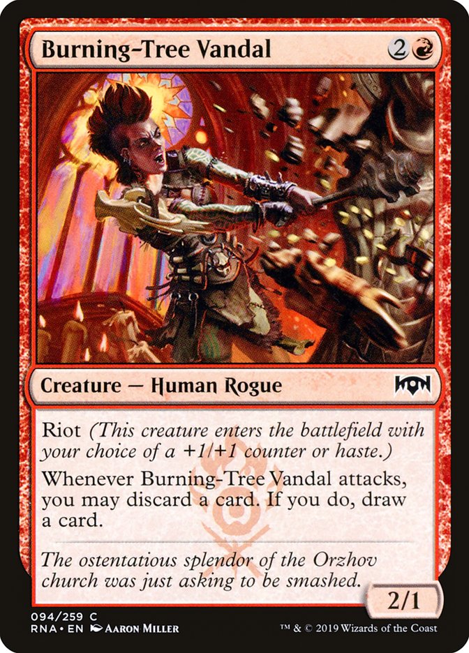Burning-Tree Vandal - carta Magic The Gathering