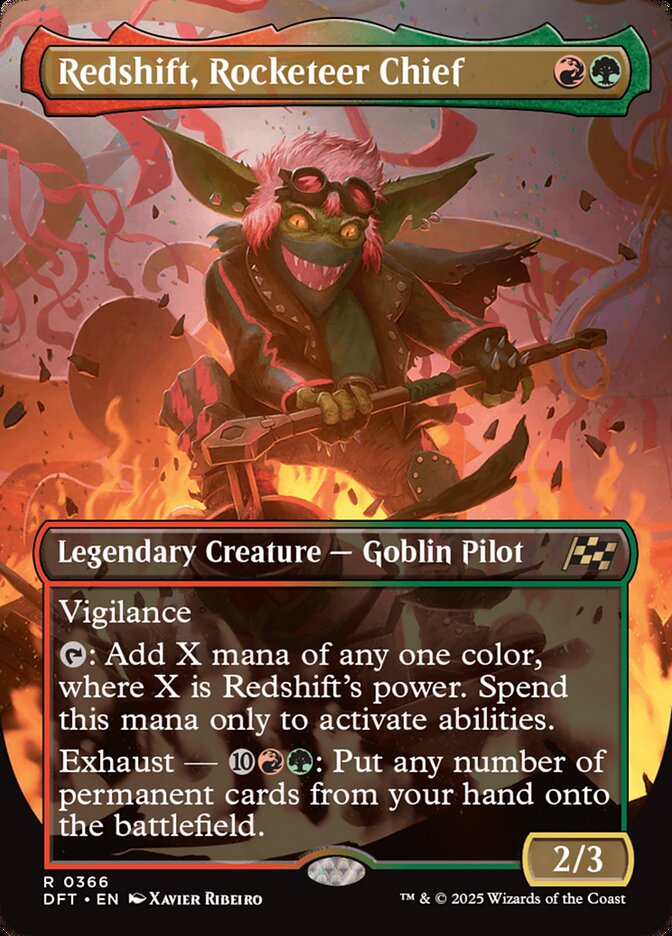 Redshift, Rocketeer Chief - DFT-366-F-BF-FA-INV-LDG