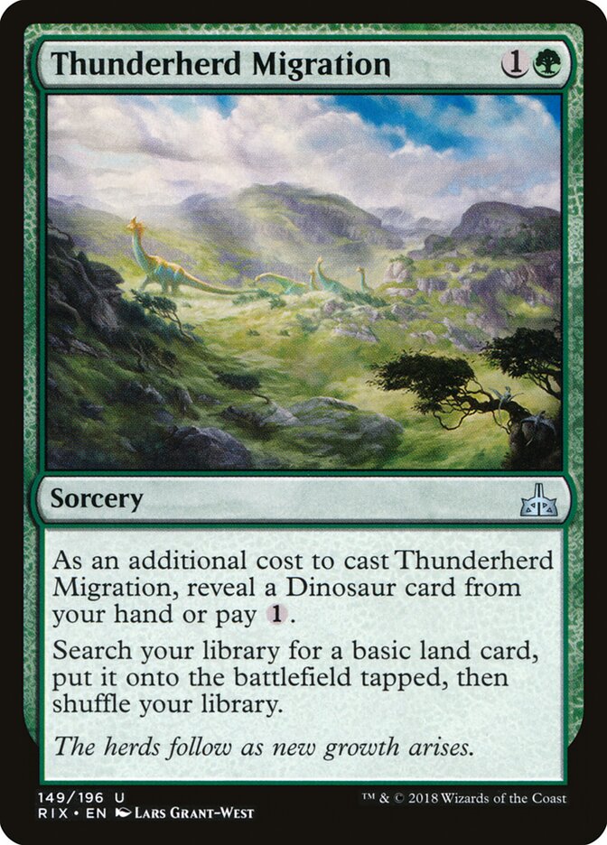 Thunderherd Migration - carta Magic The Gathering