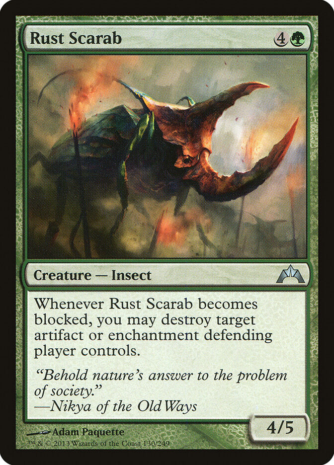 Rust Scarab - carta Magic The Gathering