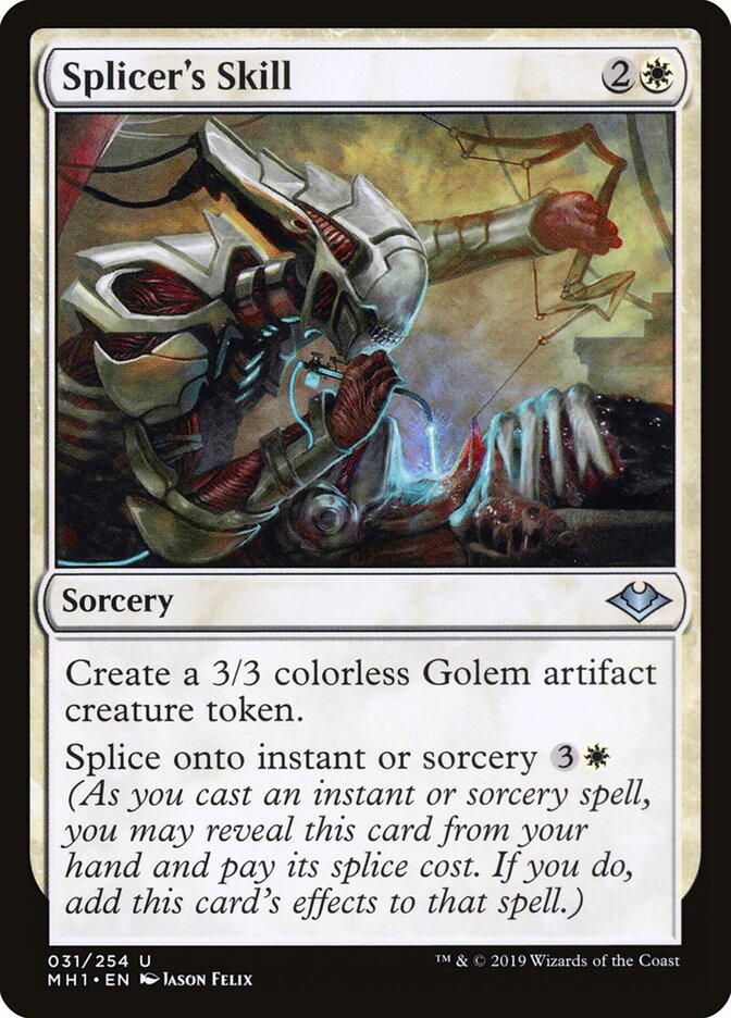 Splicer's Skill - carta Magic The Gathering