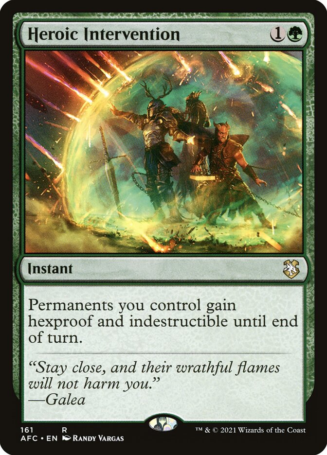 Heroic Intervention - carta Magic The Gathering