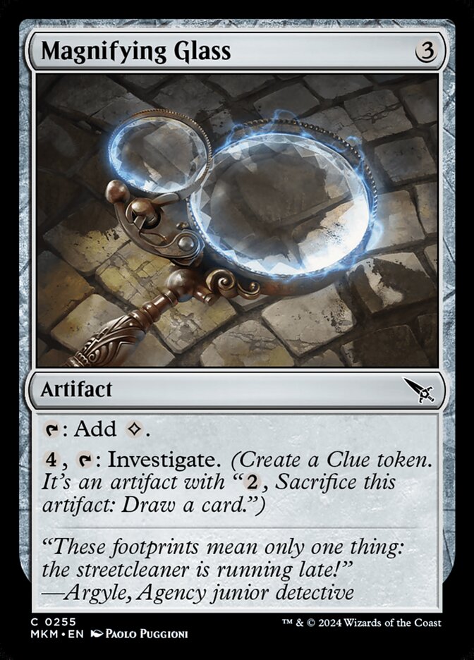 Magnifying Glass - carta Magic The Gathering