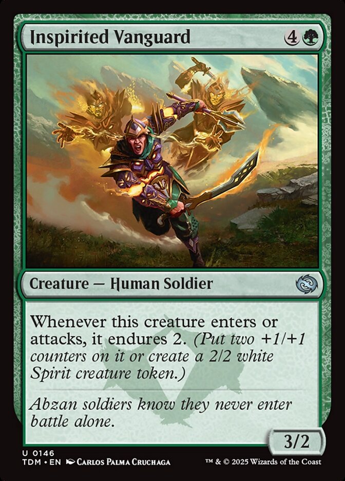Inspirited Vanguard - carta Magic The Gathering