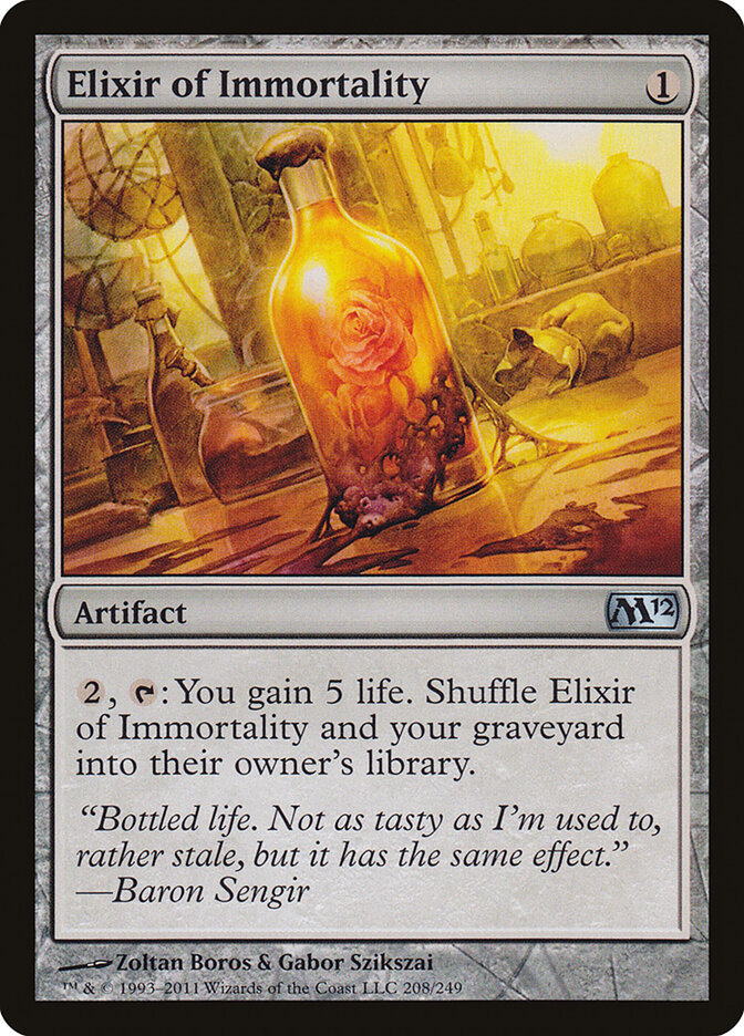 Elixir of Immortality - carta Magic The Gathering