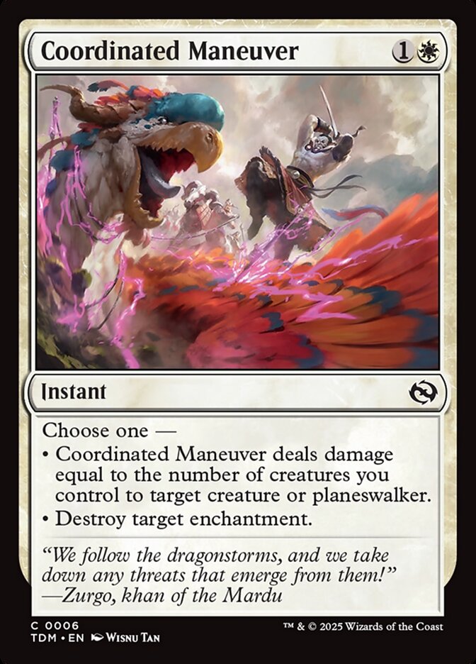 Coordinated Maneuver - carta Magic The Gathering