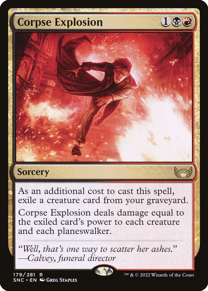 Corpse Explosion - carta Magic The Gathering