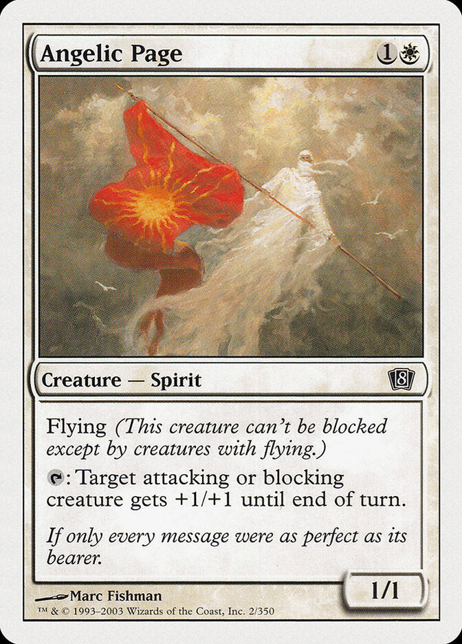 Angelic Page - carta Magic The Gathering