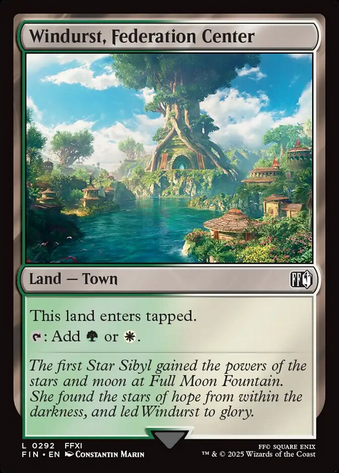 Windurst, Federation Center - carta Magic The Gathering