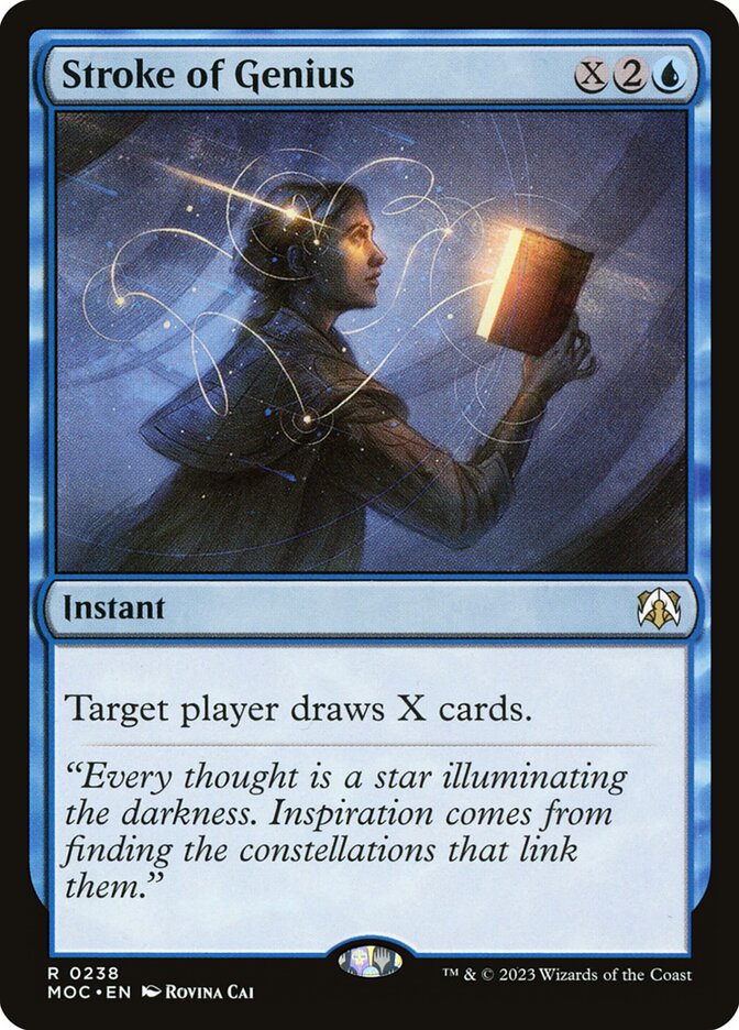 Stroke of Genius - carta Magic The Gathering