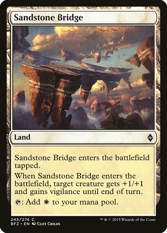 Sandstone Bridge - carta Magic The Gathering