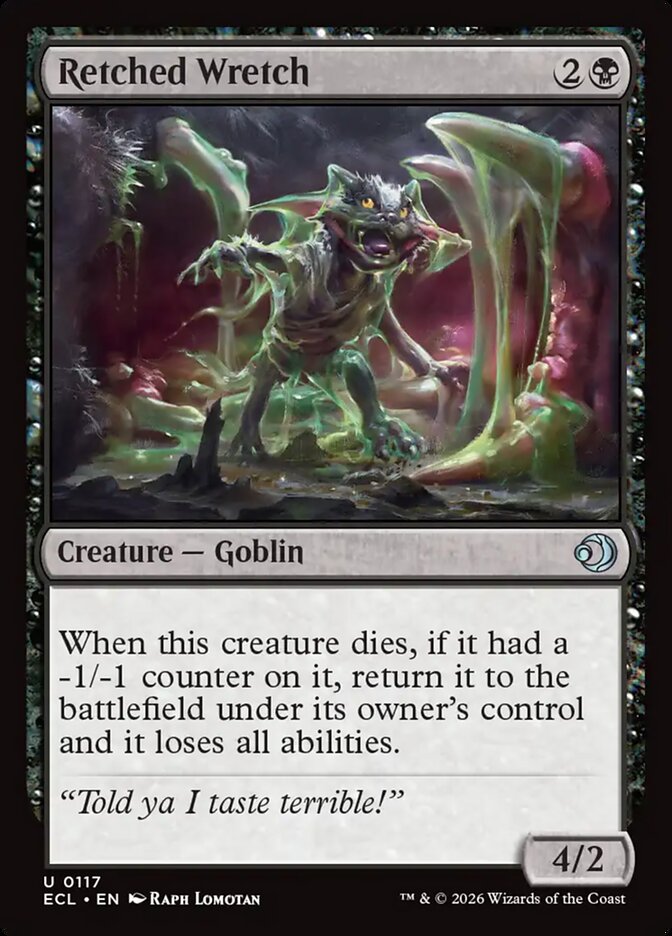 Retched Wretch - carta Magic The Gathering
