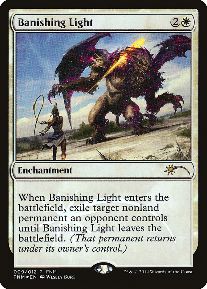 Banishing Light - carta Magic The Gathering