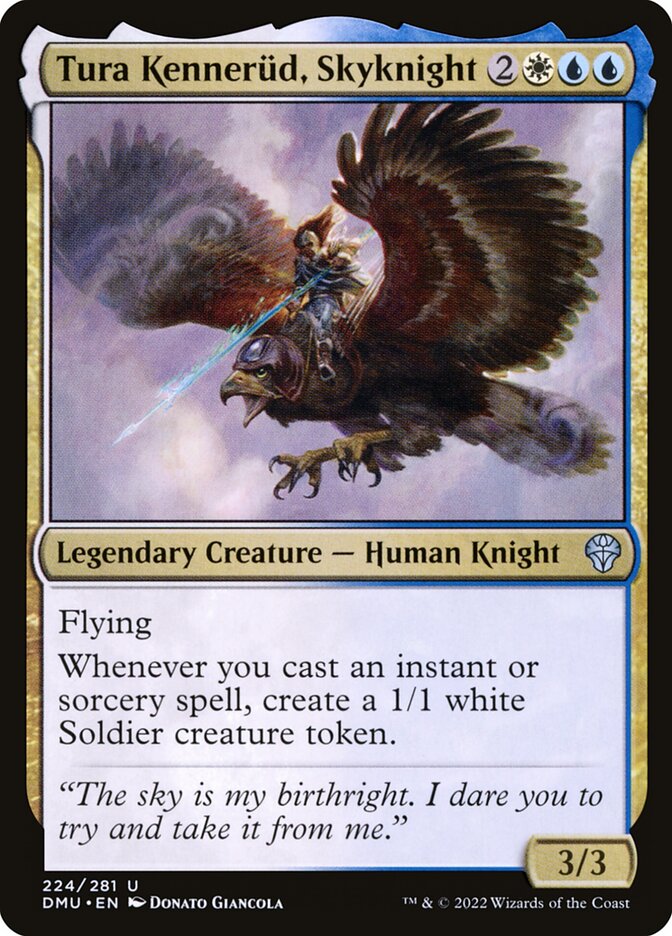 Tura Kennerüd, Skyknight - carta Magic The Gathering
