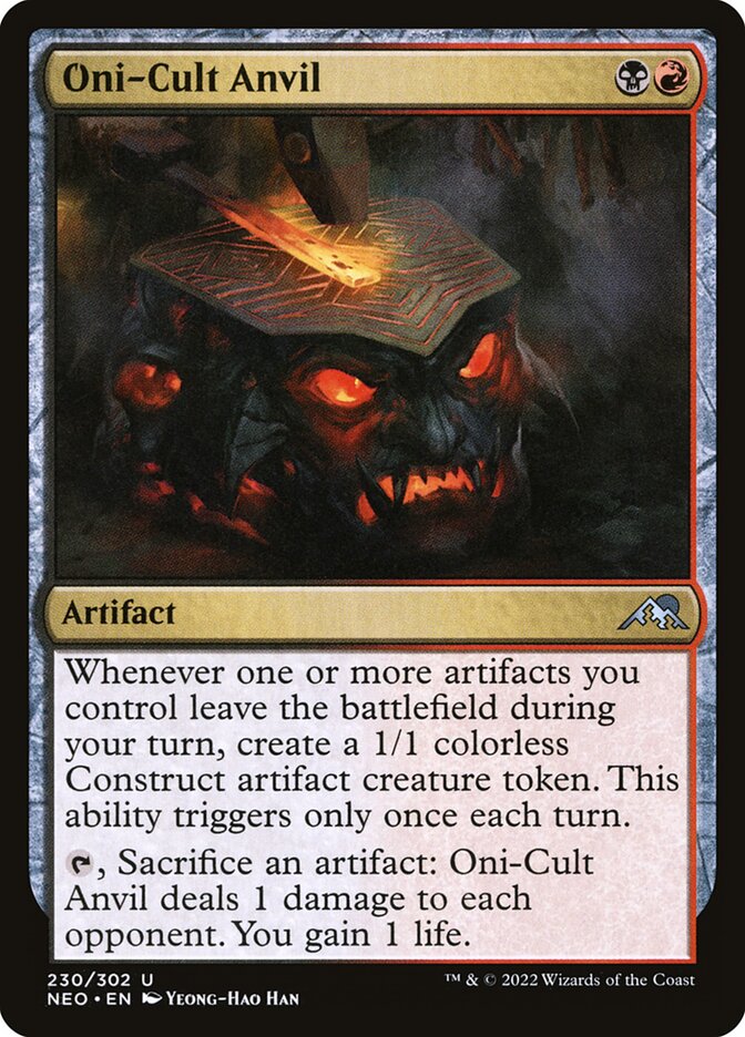 Oni-Cult Anvil - carta Magic The Gathering