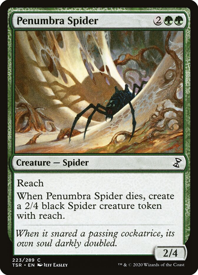 Penumbra Spider - carta Magic The Gathering