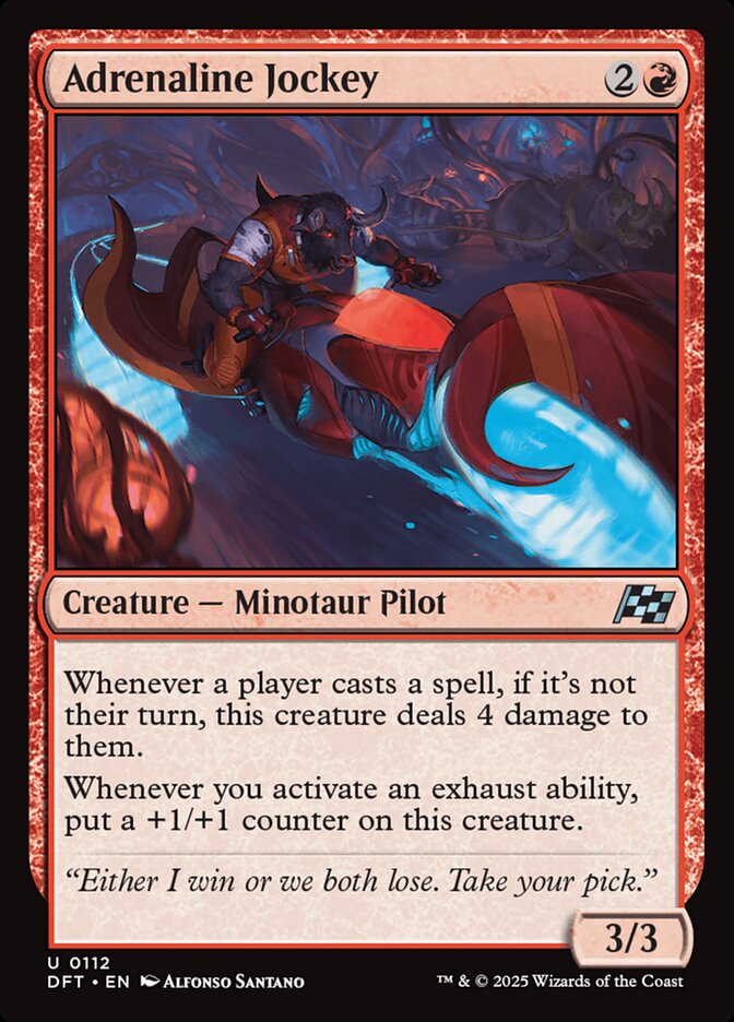 Adrenaline Jockey - carta Magic The Gathering