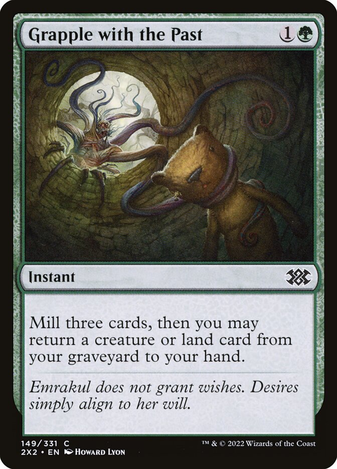 Grapple with the Past - carta Magic The Gathering