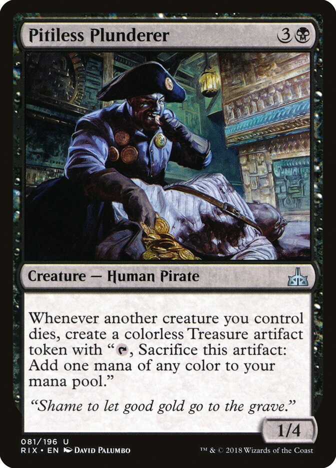 Pitiless Plunderer - carta Magic The Gathering