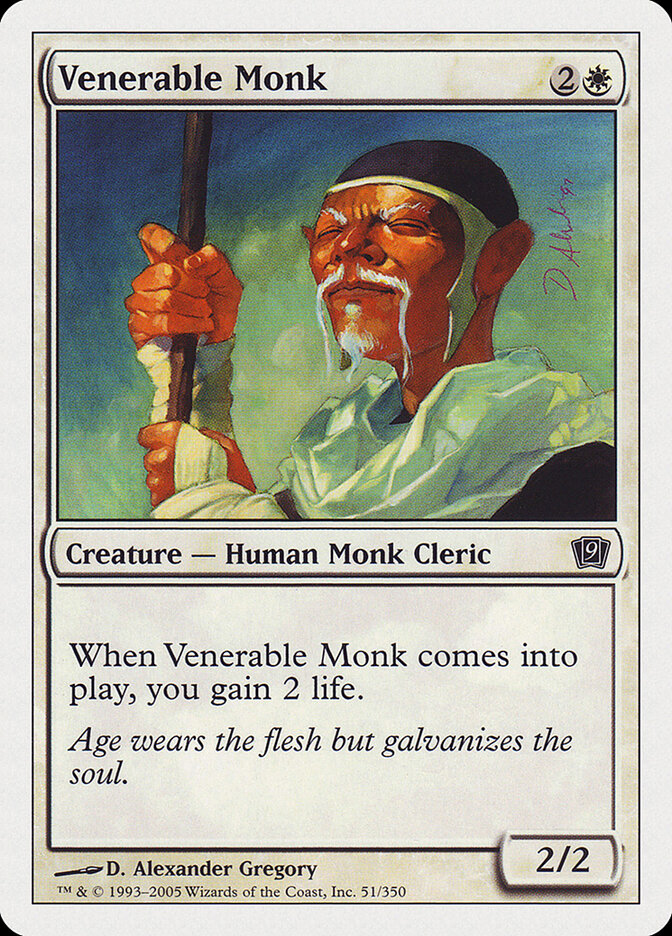 Venerable Monk - carta Magic The Gathering