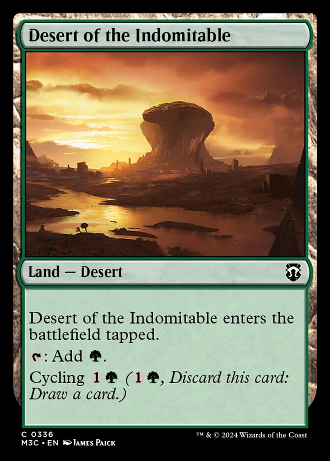 Desert of the Indomitable - carta Magic The Gathering