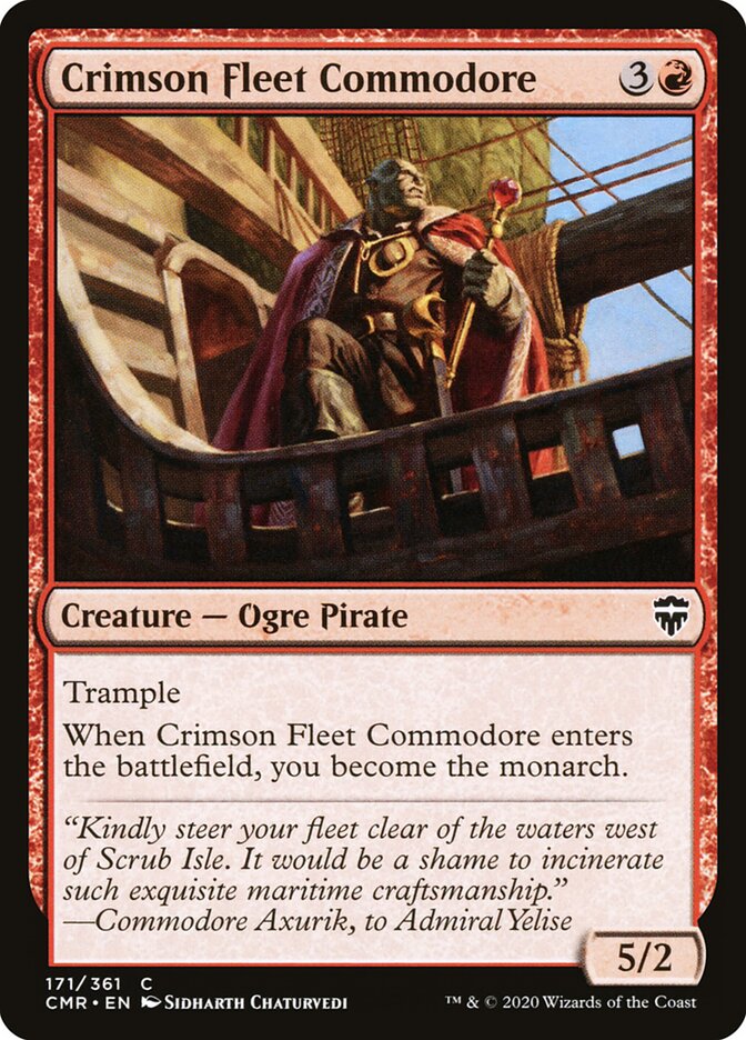 Crimson Fleet Commodore - carta Magic The Gathering