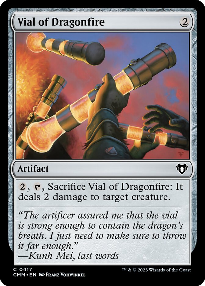 Vial of Dragonfire - carta Magic The Gathering