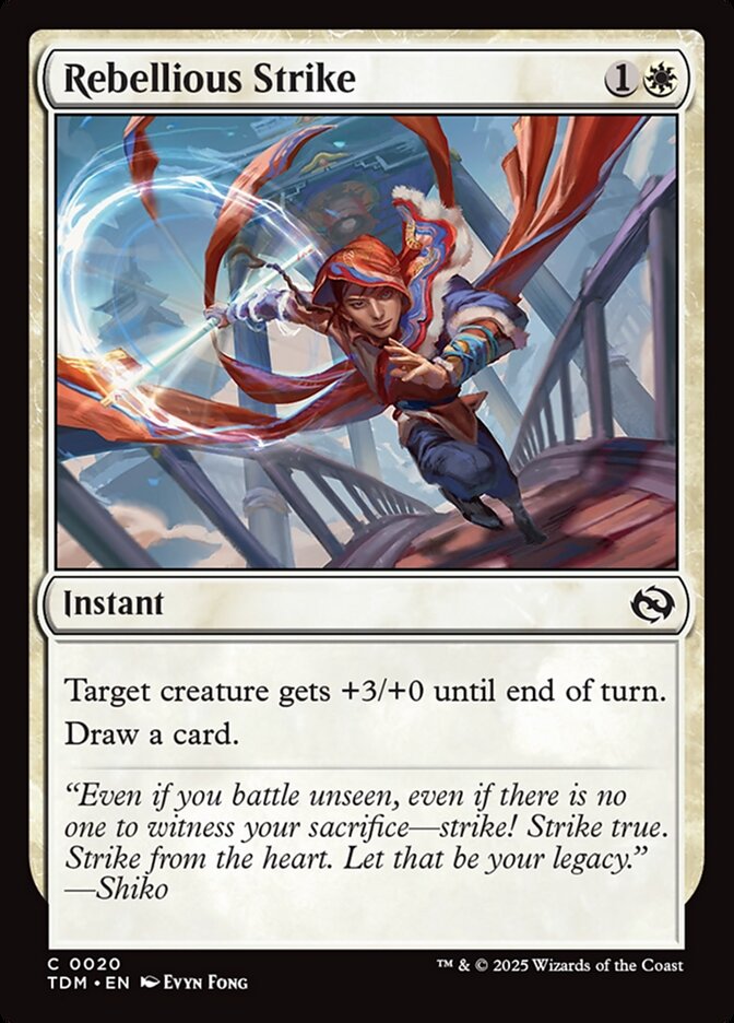 Rebellious Strike - carta Magic The Gathering